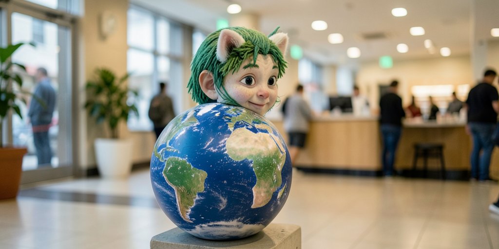 Flat Earth Conference Held at Hotel Whose Lobby Features Giant Globe