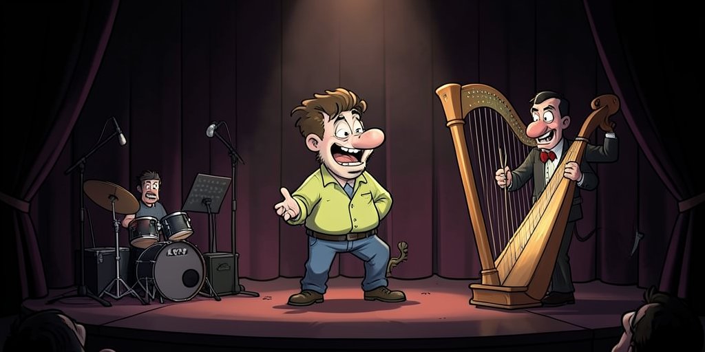 Harpist's Pre-Concert Tuning Mistaken for Actual Performance, Receives Standing Ovation