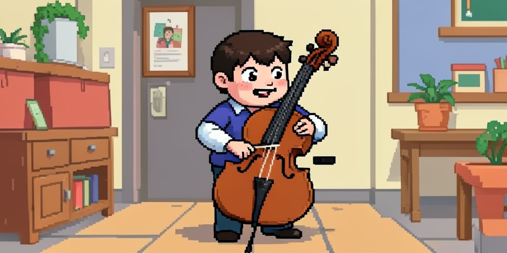 Violist Finally Gets Solo, Family Flies in From Three States, Solo Is Four Notes Long