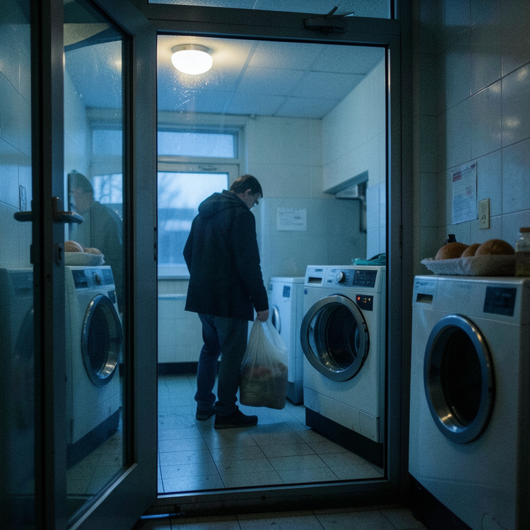 Lower Third Laundromat Notice Board Replaces 'Lost Cat' Flier with 'High-Protein Rye' Distribution Schedule