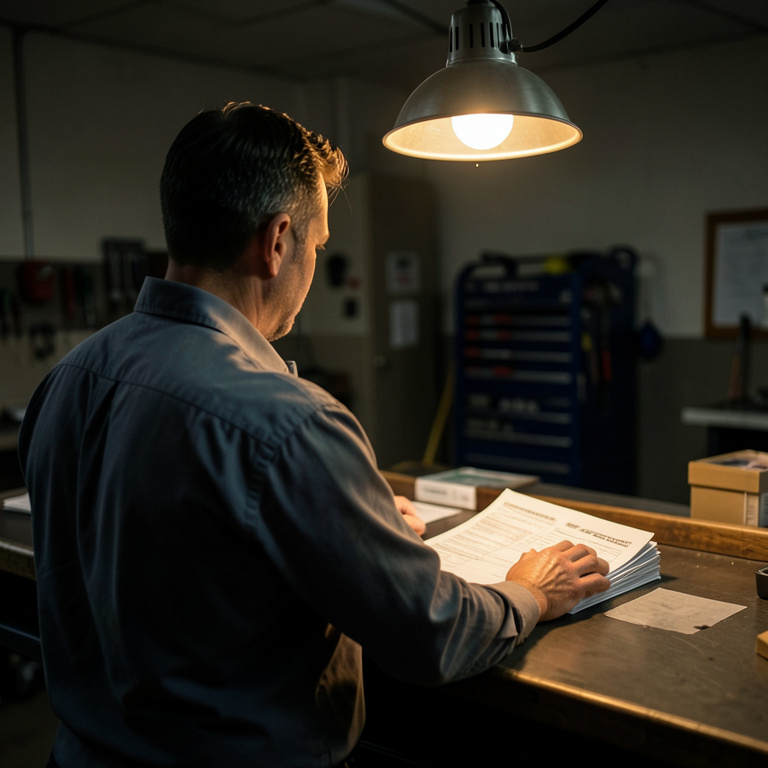 Flat-Rate Veteran Flags 9.5 Hours by 2 p.m.; Shop Foreman Asks Which Job Got Skipped