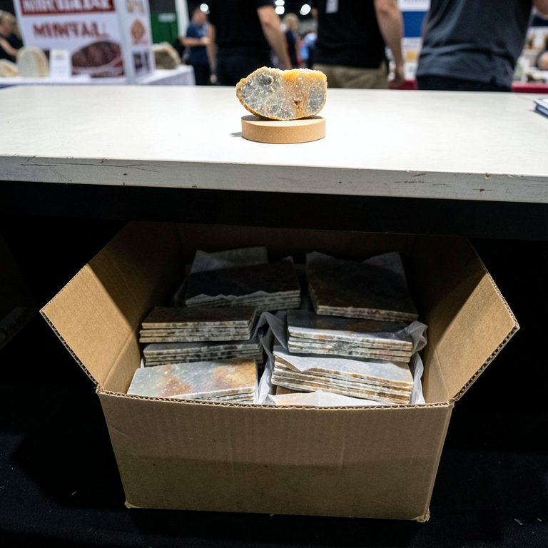 Andes-Provenance Claim Scrutinized as Local Gem Show Vendor Sells Mass-Produced Agate