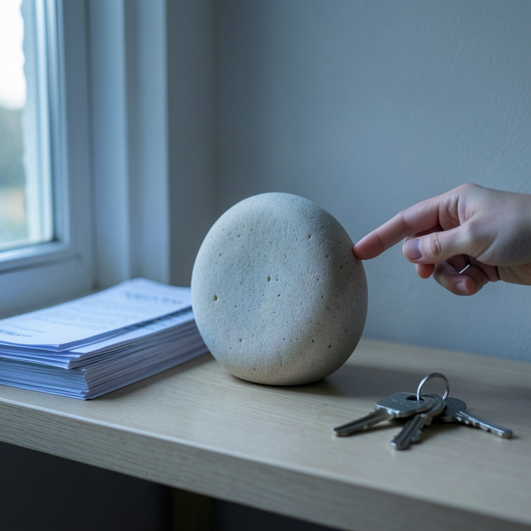 Local Tumbler Operator Enters Seventh Month of 600-Grit Stage; Family Begins to Fear Specimen Is Now Permanent Home Decor